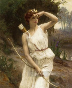 Guillaume Seignac Painting - Diana hunting Academic Guillaume Seignac